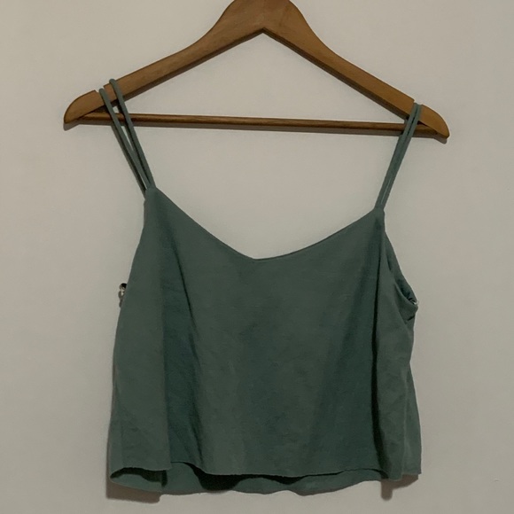 Sea foam green crop top from Mango - Picture 2 of 2
